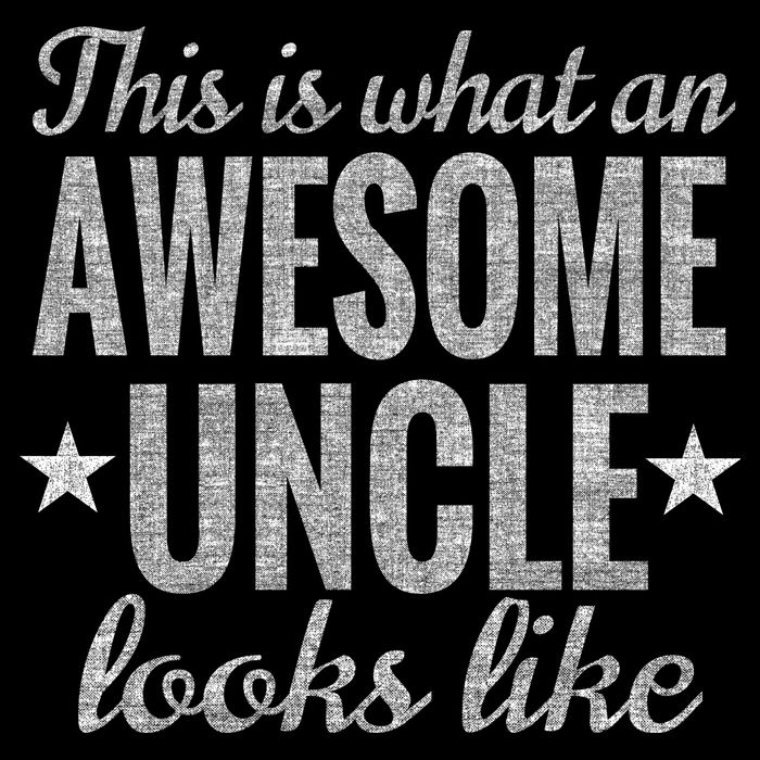 This Is What An Awesome Uncle Looks Like Drawstring Bag
