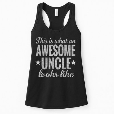 This Is What An Awesome Uncle Looks Like Womens Tank Top