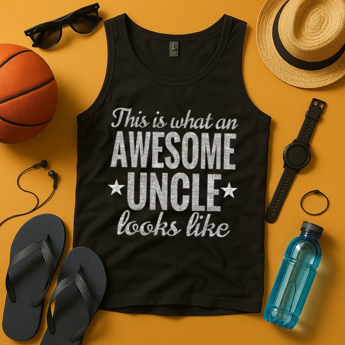 This Is What An Awesome Uncle Looks Like Tank Top