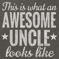 This Is What An Awesome Uncle Looks Like Cotton Canvas Backpack