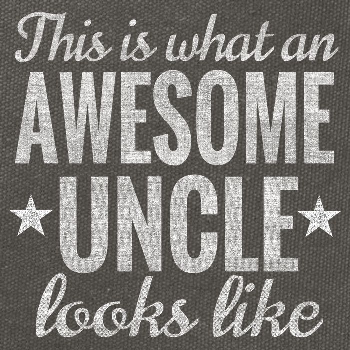 This Is What An Awesome Uncle Looks Like Cotton Canvas Backpack