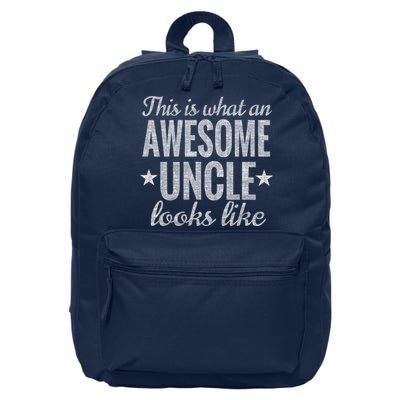 This Is What An Awesome Uncle Looks Like 16 in Basic Backpack