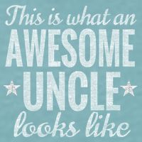 This Is What An Awesome Uncle Looks Like Sueded Cloud Jersey T-Shirt