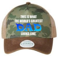 This Is What The World's Greatest Dad Looks Like Legacy Tie Dye Trucker Hat