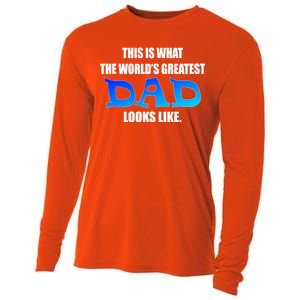 This Is What The World's Greatest Dad Looks Like Cooling Performance Long Sleeve Crew