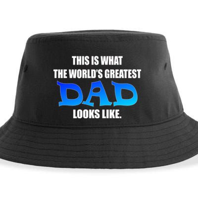 This Is What The World's Greatest Dad Looks Like Sustainable Bucket Hat