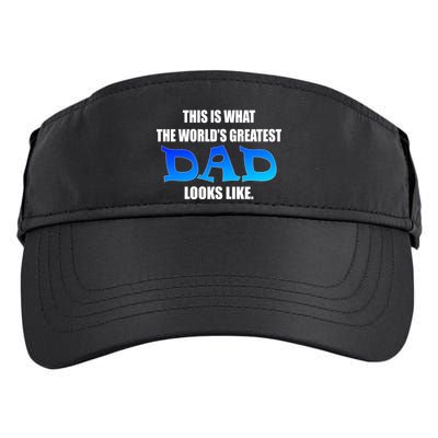 This Is What The World's Greatest Dad Looks Like Adult Drive Performance Visor