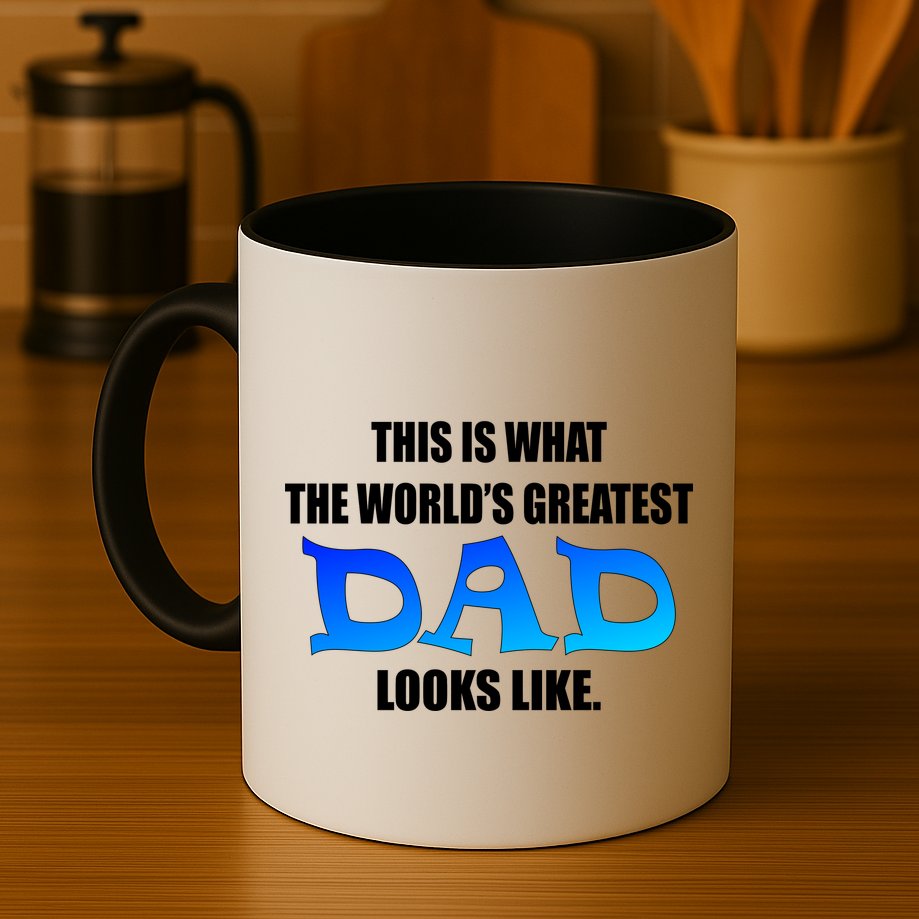 This Is What The World's Greatest Dad Looks Like Mug