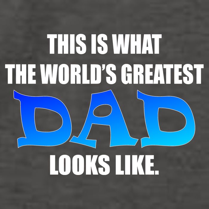 This Is What The World's Greatest Dad Looks Like Vector Backpack
