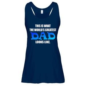 This Is What The World's Greatest Dad Looks Like Ladies Essential Flowy Tank