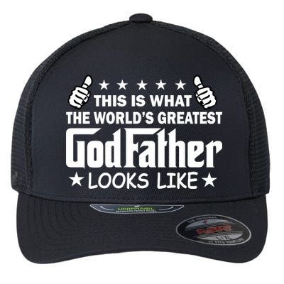 This Is What The World's Greatest GodFather Looks Like Flexfit Unipanel Trucker Cap