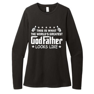 This Is What The World's Greatest GodFather Looks Like Womens CVC Long Sleeve Shirt