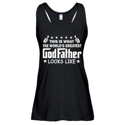 This Is What The World's Greatest GodFather Looks Like Ladies Essential Flowy Tank
