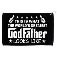 This Is What The World's Greatest GodFather Looks Like Grommeted Golf Towel