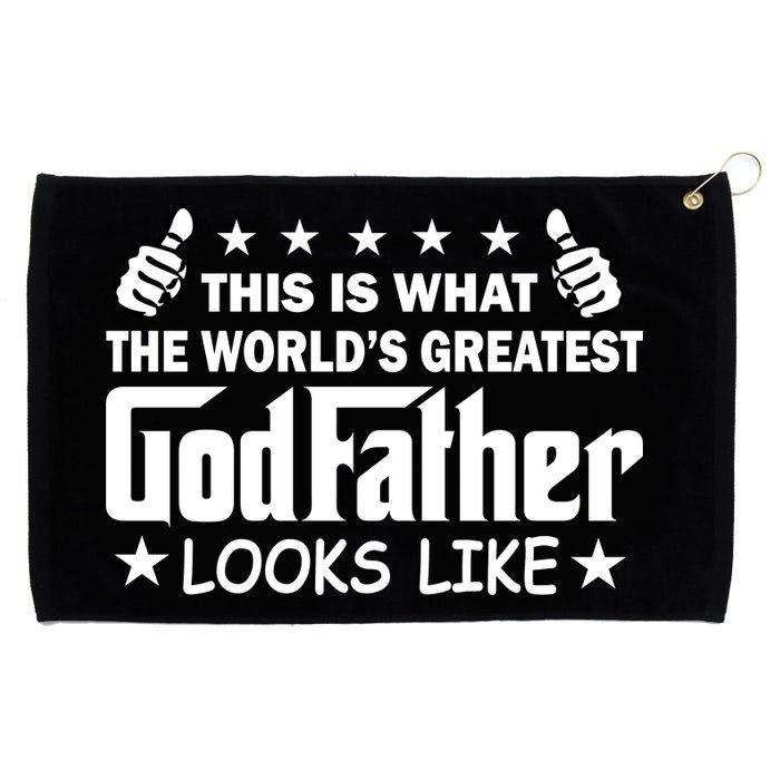 This Is What The World's Greatest GodFather Looks Like Grommeted Golf Towel