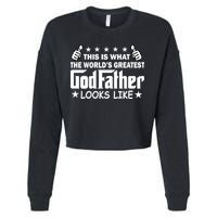 This Is What The World's Greatest GodFather Looks Like Cropped Pullover Crew