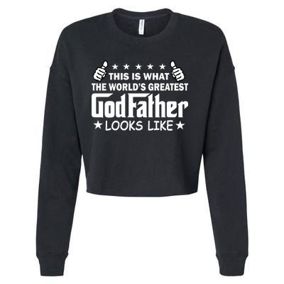 This Is What The World's Greatest GodFather Looks Like Cropped Pullover Crew