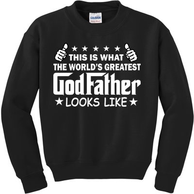 This Is What The World's Greatest GodFather Looks Like Kids Sweatshirt