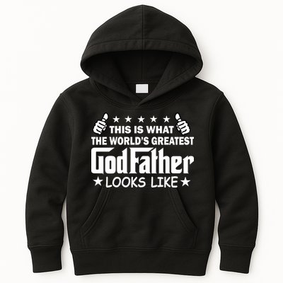 This Is What The World's Greatest GodFather Looks Like Kids Hoodie