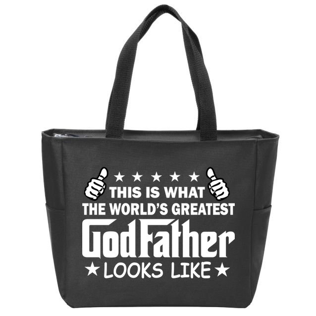 This Is What The World's Greatest GodFather Looks Like Zip Tote Bag