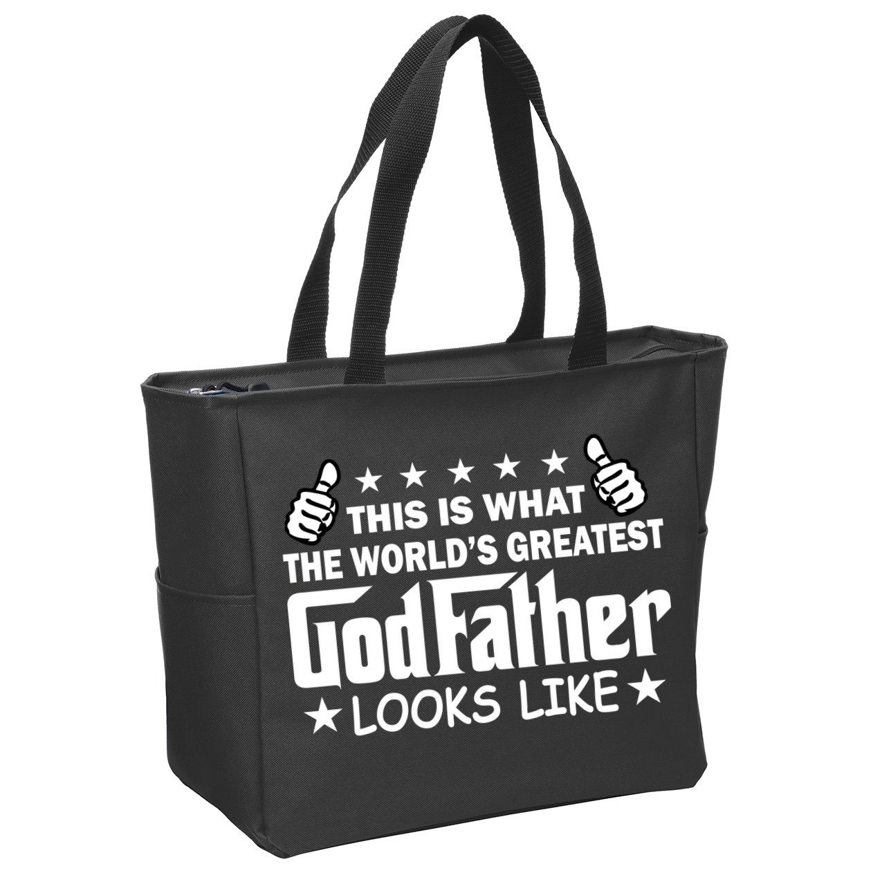 This Is What The World's Greatest GodFather Looks Like Zip Tote Bag