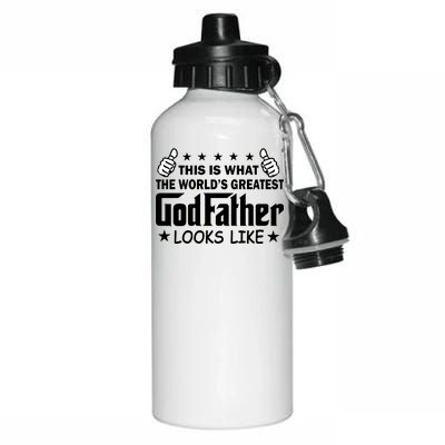 This Is What The World's Greatest GodFather Looks Like Aluminum Water Bottle