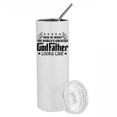 This Is What The World's Greatest GodFather Looks Like Stainless Steel Tumbler