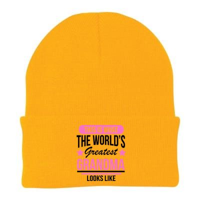 This Is What The Worlds Greatest Grandma Looks Like Knit Cap Winter Beanie