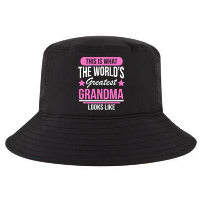 This Is What The Worlds Greatest Grandma Looks Like Cool Comfort Performance Bucket Hat