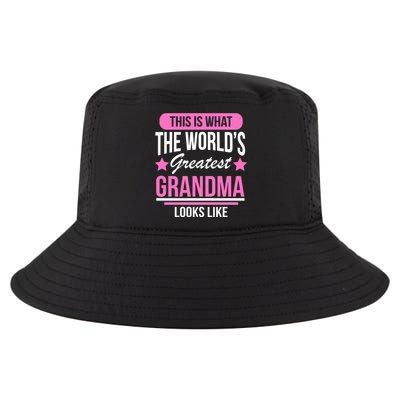 This Is What The Worlds Greatest Grandma Looks Like Cool Comfort Performance Bucket Hat