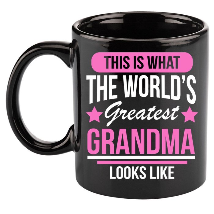 This Is What The Worlds Greatest Grandma Looks Like 11oz C Handle Ceramic Mug