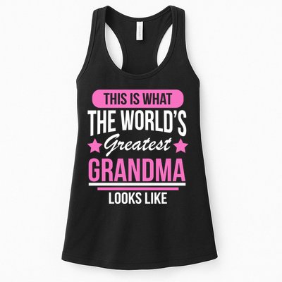 This Is What The Worlds Greatest Grandma Looks Like Womens Tank Top