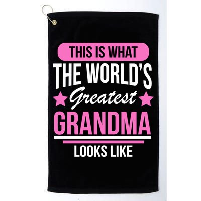 This Is What The Worlds Greatest Grandma Looks Like Golf Towel