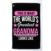 This Is What The Worlds Greatest Grandma Looks Like Golf Towel