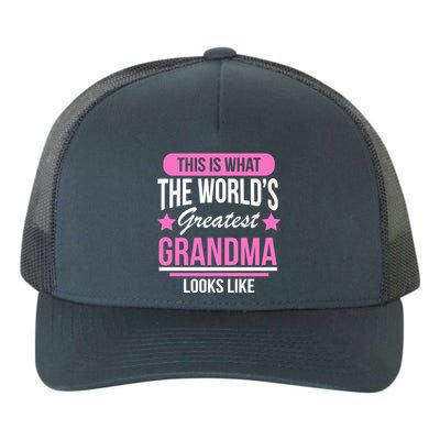 This Is What The Worlds Greatest Grandma Looks Like Yupoong Adult 5-Panel Trucker Hat