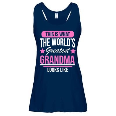 This Is What The Worlds Greatest Grandma Looks Like Ladies Essential Flowy Tank