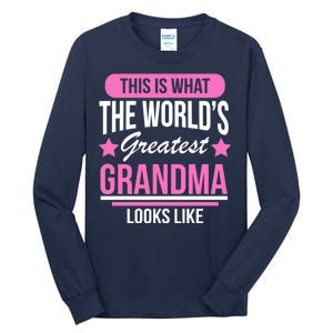 This Is What The Worlds Greatest Grandma Looks Like Tall Long Sleeve T-Shirt