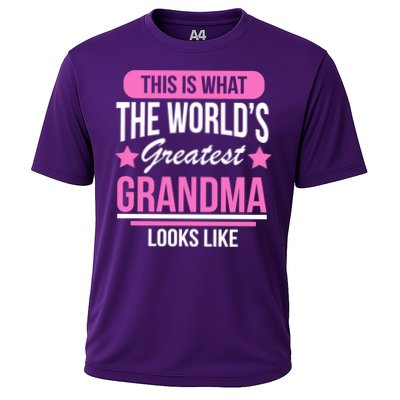 This Is What The Worlds Greatest Grandma Looks Like Performance Shirt