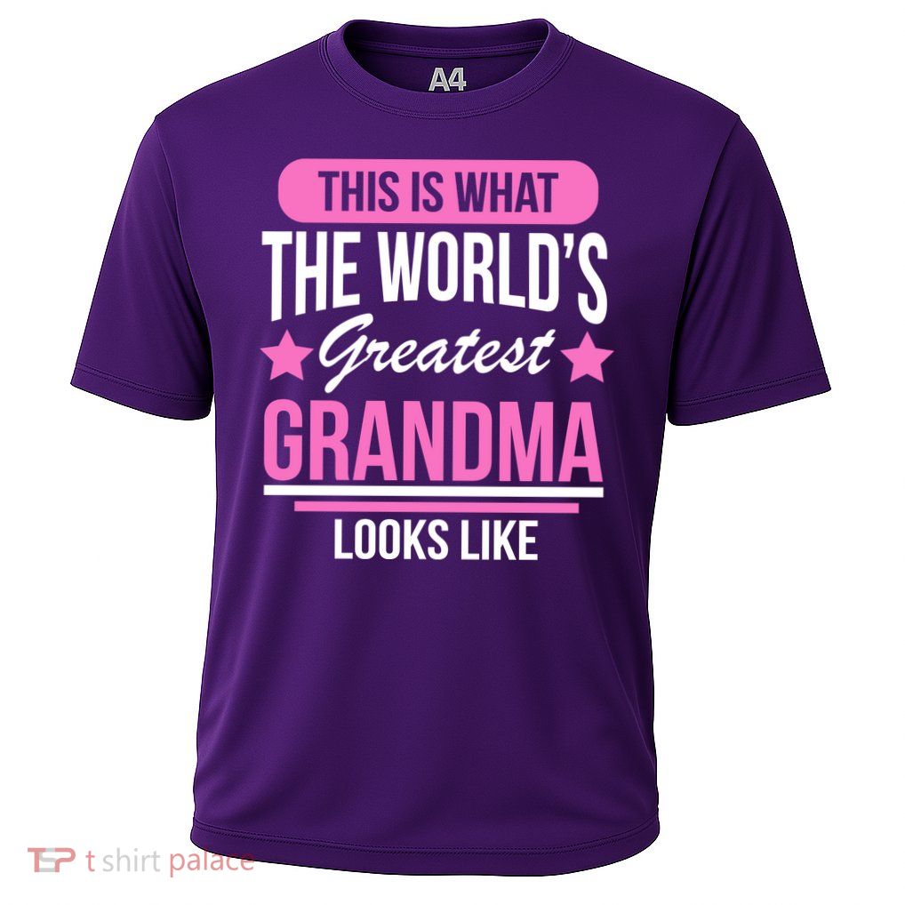 This Is What The Worlds Greatest Grandma Looks Like Performance Shirt