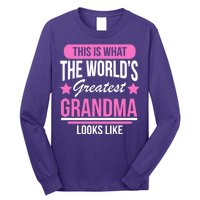 This Is What The Worlds Greatest Grandma Looks Like Long Sleeve Shirt