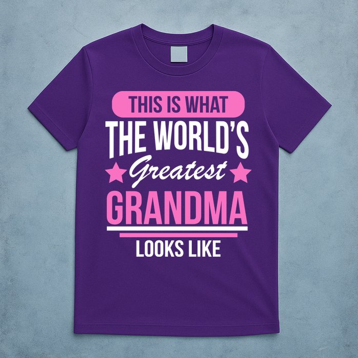 This Is What The Worlds Greatest Grandma Looks Like T-Shirt
