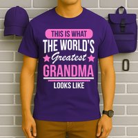 This Is What The Worlds Greatest Grandma Looks Like T-Shirt
