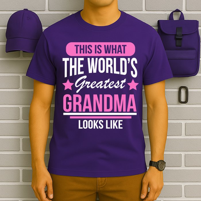 This Is What The Worlds Greatest Grandma Looks Like T-Shirt