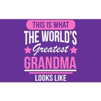 This Is What The Worlds Greatest Grandma Looks Like Bumper Sticker