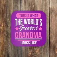 This Is What The Worlds Greatest Grandma Looks Like Coaster