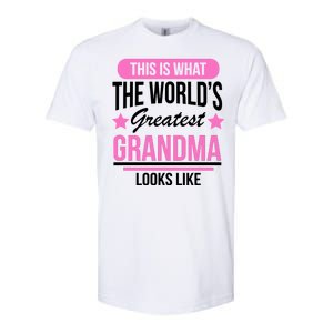 This Is What The Worlds Greatest Grandma Looks Like Softstyle® CVC T-Shirt