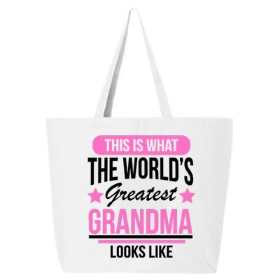 This Is What The Worlds Greatest Grandma Looks Like 25L Jumbo Tote