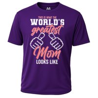 This Is What The World's Greatest Mom Looks Like Cooling Performance Crew T-Shirt