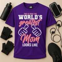 This Is What The World's Greatest Mom Looks Like Cooling Performance Crew T-Shirt