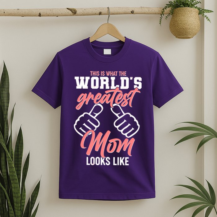 This Is What The World's Greatest Mom Looks Like T-Shirt